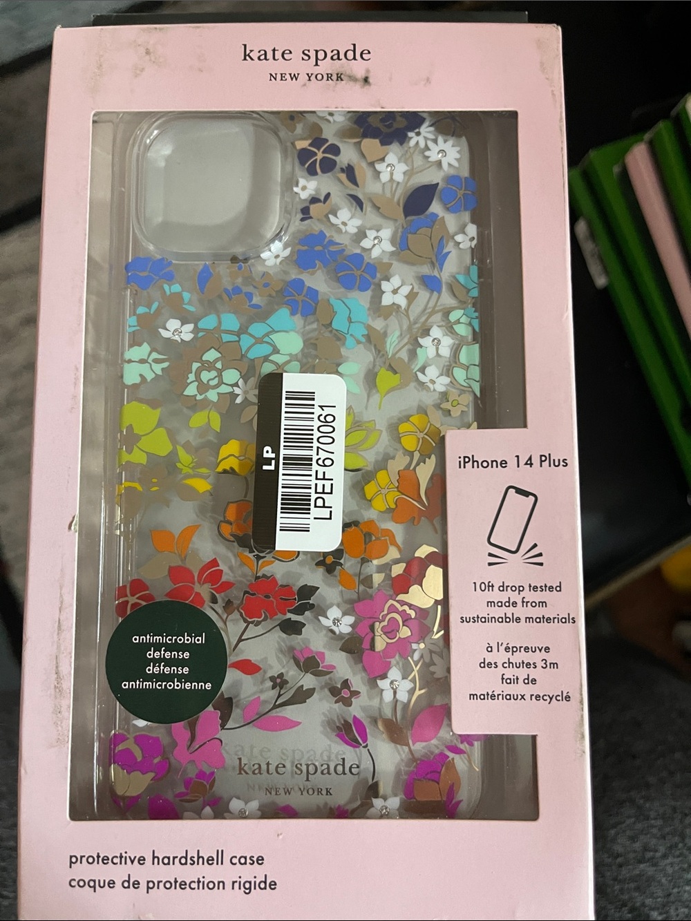 kate spade Floral Multicolor iPhone 14 Plus Hardshell Case